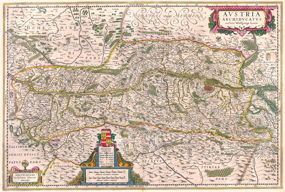 Austria Oostenrijk 1645 Willem Blaeu